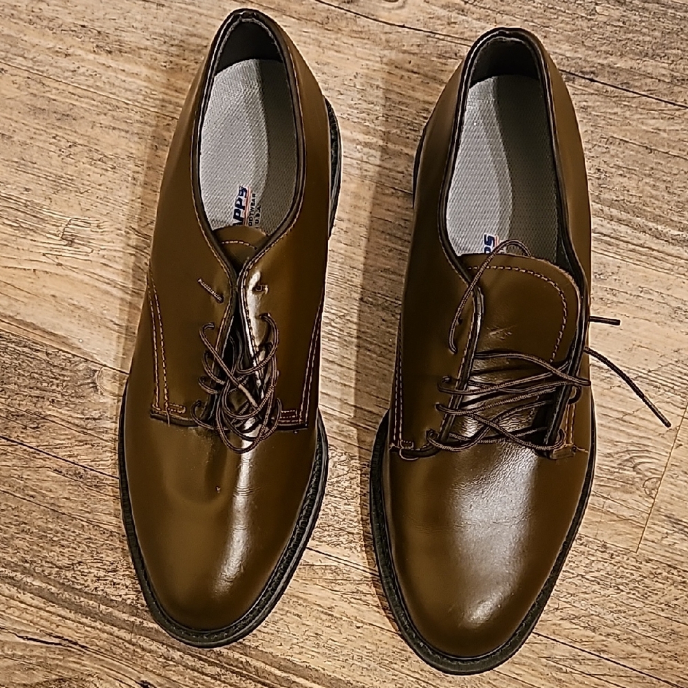 Classic Brown Leather Men's Shoes